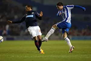 Blackburn Rovers - 12-02-2013 Prints: Brighton & Hove Albion vs. Blackburn Rovers: A Historic 12-2-2013 Home Game