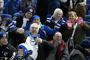 Blackburn Rovers - 12-02-2013 Prints: Brighton & Hove Albion vs. Blackburn Rovers: A Historic 2012-13 Home Match