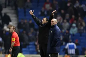 Blackburn Rovers - 12-02-2013 Prints: Brighton & Hove Albion vs. Blackburn Rovers: A Historic 2012-13 Home Match