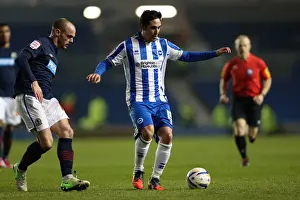 Blackburn Rovers - 12-02-2013 Prints: Brighton & Hove Albion vs. Blackburn Rovers: A Historic 2012-13 Match (February 12)