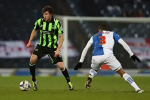 Blackburn Rovers - 22-01-2013 Prints: Brighton & Hove Albion vs. Blackburn Rovers: A Thrilling 2012-13 Away Game