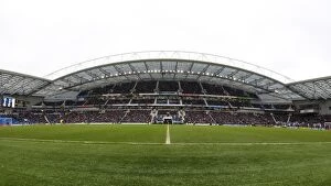 Images Dated 13th February 2016: Brighton and Hove Albion vs. Bolton Wanderers: Panoramic View of American Express Community