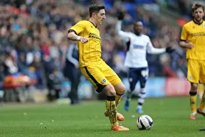 Images Dated 15th March 2014: Brighton & Hove Albion vs. Bolton Wanderers: Away Game - March 15, 2014