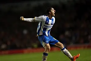 Bournemouth - 01-01-2014 Prints: Brighton & Hove Albion vs. Bournemouth: Home Battle (January 1, 2014, Season 2013-14)