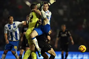 Bournemouth - 01-01-2014 Prints: Brighton & Hove Albion vs Bournemouth: Home Game (January 1, 2014)