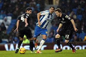Bournemouth - 01-01-2014 Prints: Brighton & Hove Albion vs. Bournemouth: Home Game - January 1, 2014