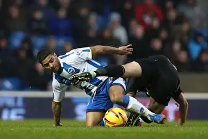 Bournemouth - 01-01-2014 Prints: Brighton & Hove Albion vs. Bournemouth: Home Game - January 1, 2014
