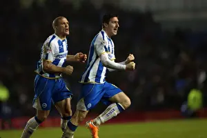 Bournemouth - 01-01-2014 Prints: Brighton & Hove Albion vs. Bournemouth: Home Game - January 1, 2014 (Season 2013-14)