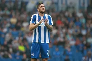 Images Dated 10th September 2016: Brighton & Hove Albion vs. Brentford: Shane Duffy in Action, EFL Sky Bet Championship