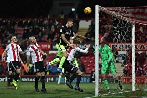 Images Dated 5th February 2017: Brighton and Hove Albion vs. Brentford: EFL Sky Bet Championship Clash at Griffin Park (05FEB17)