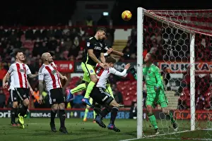 Brentford 05FEB17 Prints: Brighton and Hove Albion vs. Brentford: EFL Sky Bet Championship Clash at Griffin Park (05FEB17)