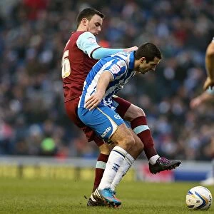 Images Dated 23rd February 2013: Brighton & Hove Albion vs. Burnley (23-02-2013) - A Nostalgic Look Back at the 2012-13 Home Season