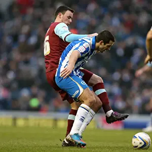Burnley - 23-02-2013 Prints: Brighton & Hove Albion vs. Burnley (23-02-2013) - A Nostalgic Look Back at the 2012-13 Home Season: Burnley Game