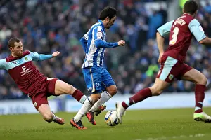 Burnley - 23-02-2013 Prints: Brighton & Hove Albion vs. Burnley (23-02-2013): A Nostalgic Look Back at the 2012-13 Home Season - Burnley Game