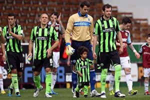 Images Dated 6th April 2012: Brighton & Hove Albion vs. Burnley (Away Game - 06-04-12)