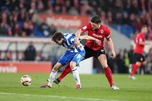Cardiff City - 19-02-2013 Prints: Brighton & Hove Albion vs. Cardiff City (Away) - February 19