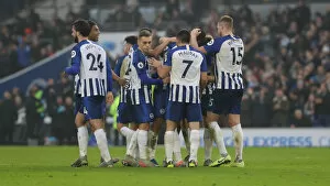 Images Dated 1st January 2020: Brighton and Hove Albion vs. Chelsea: A Battle at the American Express Community Stadium