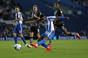 Images Dated 9th August 2016: Brighton and Hove Albion vs Colchester United: EFL Cup Clash at American Express Community Stadium