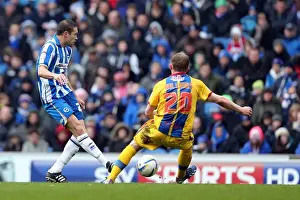 Crystal Palace -17-03-2013 Prints: Brighton & Hove Albion vs. Crystal Palace (2012-13): A Past Season Clash - 17-03-2013