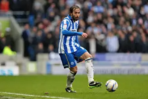 Crystal Palace -17-03-2013 Prints: Brighton & Hove Albion vs. Crystal Palace: A Past Clash from the 2012-13 Season (17-03-2013)