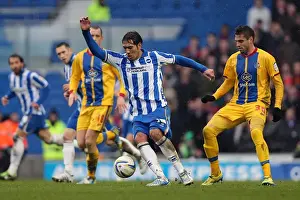 Crystal Palace -17-03-2013 Prints: Brighton & Hove Albion vs. Crystal Palace: A Past Clash from the 2012-13 Season - 17-03-2013