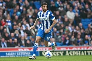 Images Dated 2nd May 2016: Brighton & Hove Albion vs Derby County: Connor Goldson's Defensive Stand at American Express