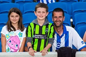Images Dated 10th August 2013: Brighton & Hove Albion vs. Derby County: A Historic Home Game (2013-14 Season)