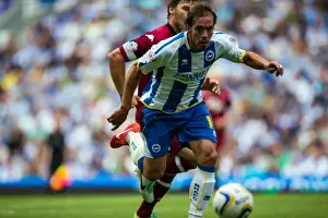 Derby County - 10-08-2013 Prints: Brighton & Hove Albion vs. Derby County: A Historic Home Game (2013-14 Season)