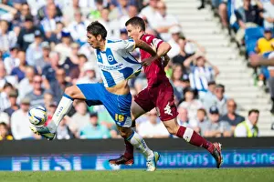 Derby County - 10-08-2013 Prints: Brighton & Hove Albion vs. Derby County: A Historic Home Game (2013-14 Season)