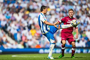 Derby County - 10-08-2013 Prints: Brighton & Hove Albion vs. Derby County: A Memorable Home Game (2013-14 Season)