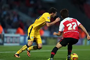 Doncaster Rovers - 02-11-2013 Prints: Brighton & Hove Albion vs Doncaster Rovers: 2013-14 Away Game