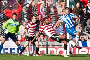 Doncaster Rovers - 03-03-12 Prints: Brighton & Hove Albion vs Doncaster Rovers (Away): A Glance at the 2011-12 Season's Game