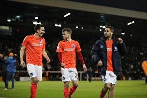 Images Dated 2nd January 2017: Brighton and Hove Albion vs. Fulham: EFL Sky Bet Championship Showdown at Craven Cottage (02JAN17)