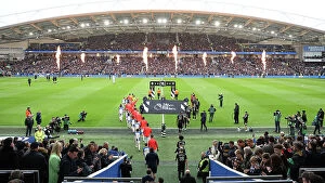 Images Dated 18th February 2023: Brighton and Hove Albion vs Fulham: Intense Premier League Clash at American Express Community