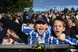 Hartlepool United Prints: Brighton & Hove Albion vs Hartlepool United: 2010-11 Home Game
