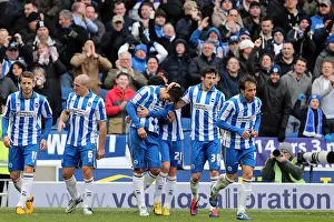 Huddersfield Town - 02-03-2013 Prints: Brighton & Hove Albion vs. Huddersfield Town (02-03-2013): A Glimpse into the 2012-13 Home Season