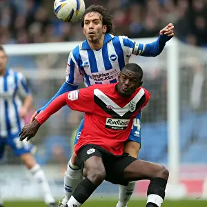 Huddersfield Town - 02-03-2013 Prints: Brighton & Hove Albion vs. Huddersfield Town (02-03-2013) - A Nostalgic Look Back at the 2012-13 Home Season
