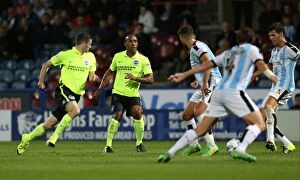 Images Dated 18th August 2015: Brighton and Hove Albion vs. Huddersfield Town: Sky Bet Championship Showdown at John Smiths