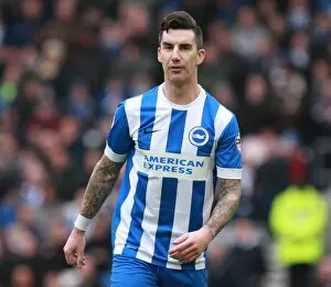 Images Dated 23rd January 2016: Brighton & Hove Albion vs. Huddersfield Town: Liam Ridgewell in Action - Sky Bet Championship
