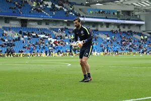 Images Dated 7th April 2018: Brighton and Hove Albion vs. Huddersfield Town: Premier League Battle at American Express