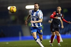 Images Dated 21st December 2013: Brighton & Hove Albion vs. Huddersfield Town: A Home Battle from the 2013-14 Season - December 21