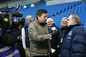 Huddersfield Town 23JAN16 Prints: Brighton and Hove Albion vs. Huddersfield Town: A Fight in the Sky Bet Championship (January 2016)