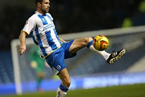 Huddersfield Town - 21-12-2013 Prints: Brighton & Hove Albion vs. Huddersfield Town: A Home Battle from the 2013-14 Season - December 21
