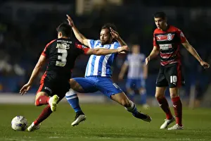 Huddersfield Town 14APR15 Prints: Brighton & Hove Albion vs. Huddersfield Town: Inigo Calderon in Action (14APR15)