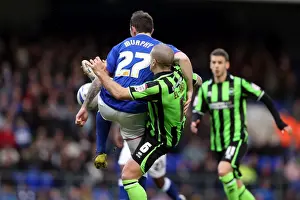 Ipswich Town - 01-01-2013 Prints: Brighton & Hove Albion vs Ipswich Town: 1-1-2013 Away Game