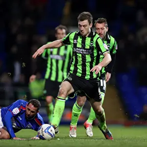 Ipswich Town - 01-01-2013 Prints: Brighton & Hove Albion vs Ipswich Town: A 1-1 Stalemate from the 2012-13 Season