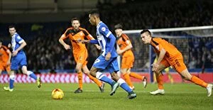Images Dated 29th December 2015: Brighton & Hove Albion vs Ipswich Town: A Fight in the Sky Bet Championship (29DEC15)