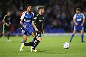 Images Dated 27th September 2016: Brighton and Hove Albion vs Ipswich Town: Championship Showdown at Portman Road (September 2016)