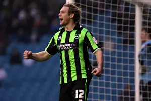 Leeds United - 11-02-12 Prints: Brighton & Hove Albion vs Leeds United: 2011-12 Away Game Highlights