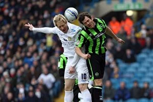 Images Dated 11th February 2012: Brighton & Hove Albion vs. Leeds United: 2011-12 Season - February Away Game Highlights
